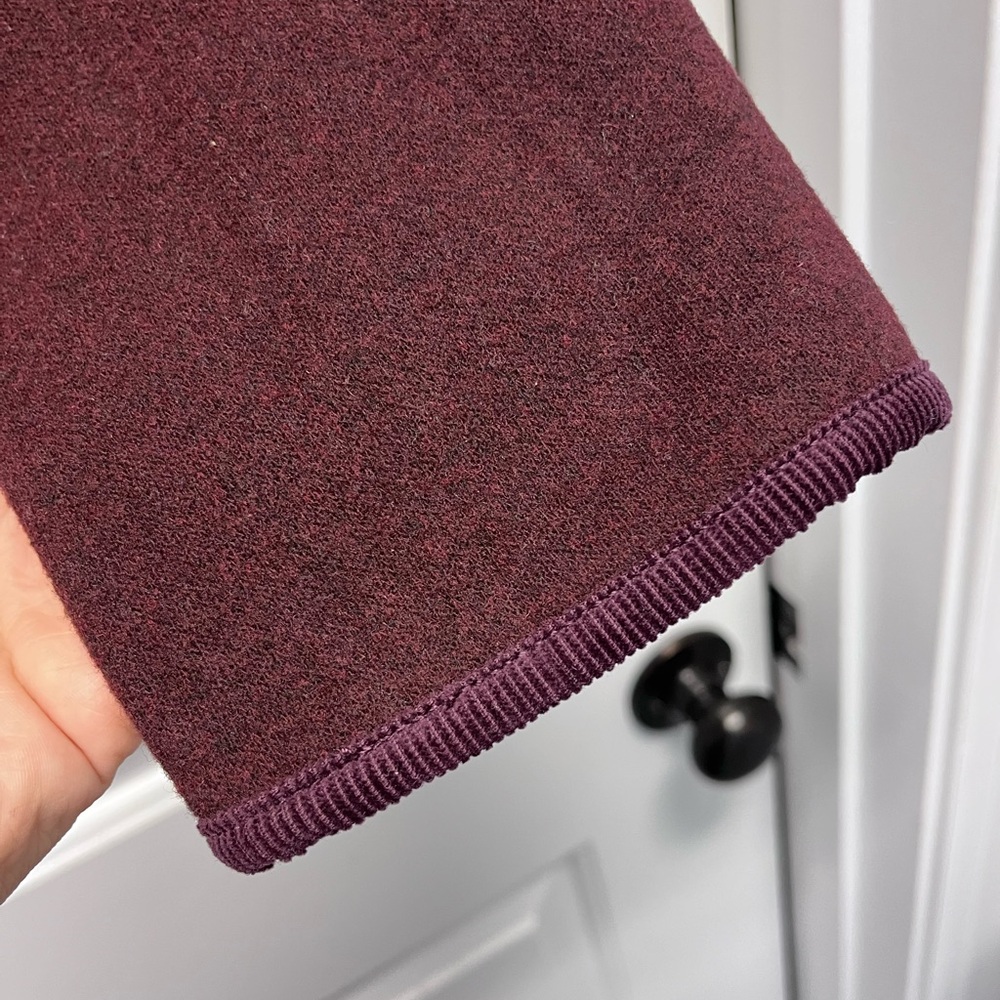J. Crew Women's Oxblood Knit Jacket with Wool Blend - Picture 8 of 9
